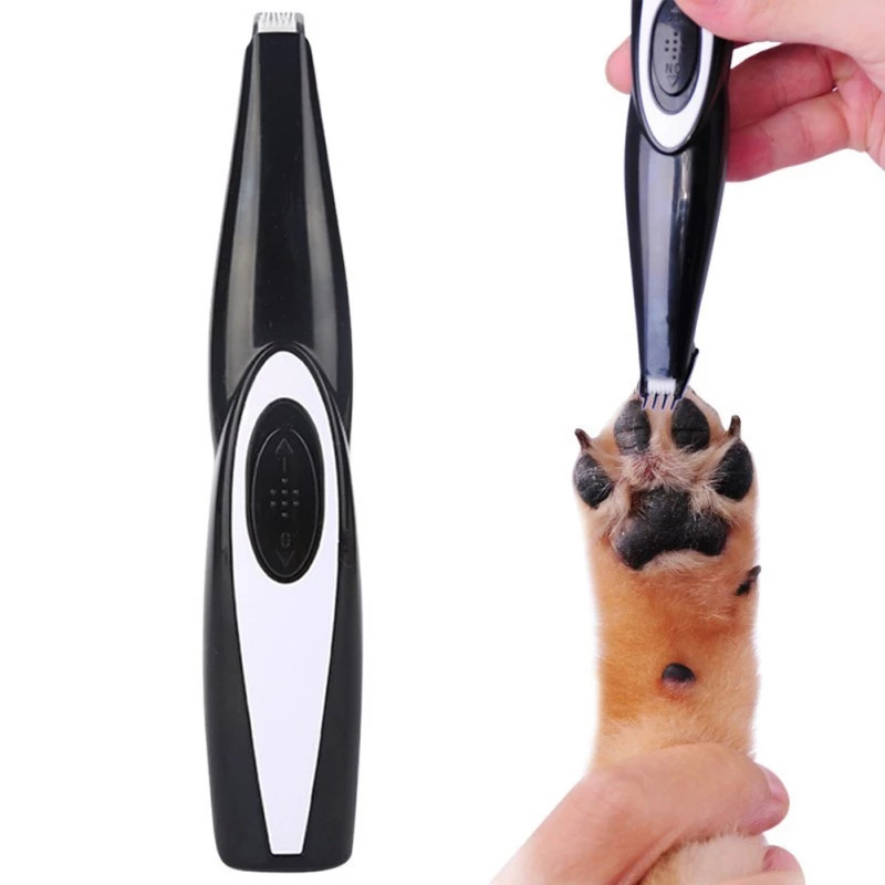 Máquina de Tosa Pet Profissional Silenciosa Pata Olhos Orelha Cão Gato Aparador de Pelos Cortador Portátil Baixo Ruído R