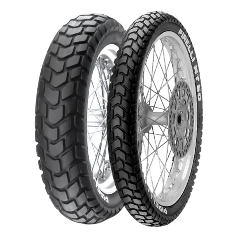 Kit 2 Pneus Pirelli Mt60 - 90/90-19 52P + 110/90-17 60P TT