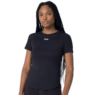 Camiseta Feminina Fila Bio III Tecnológica Preto em Oferta na Shopee
