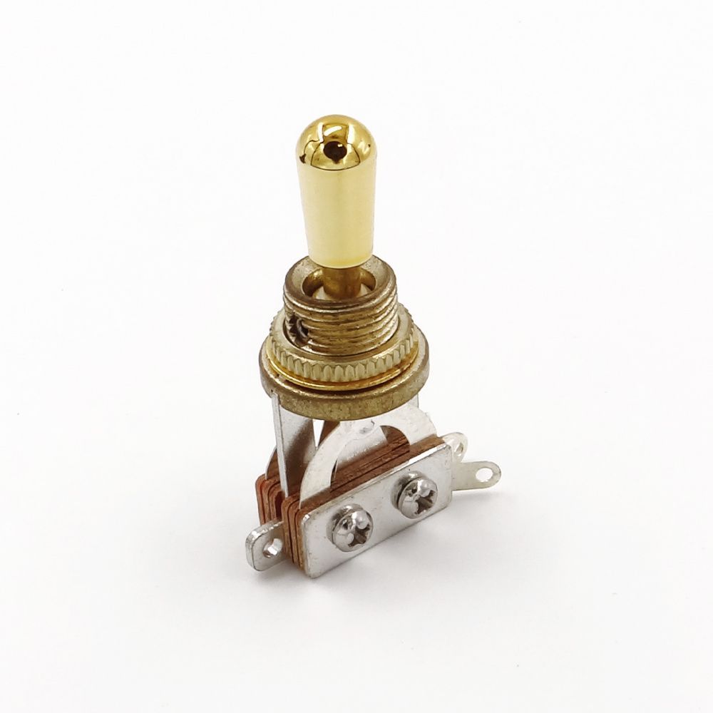 CHAVE SELETORA 3P LES PAUL KNOB METAL DOURADA ELEPHANT ELE0292