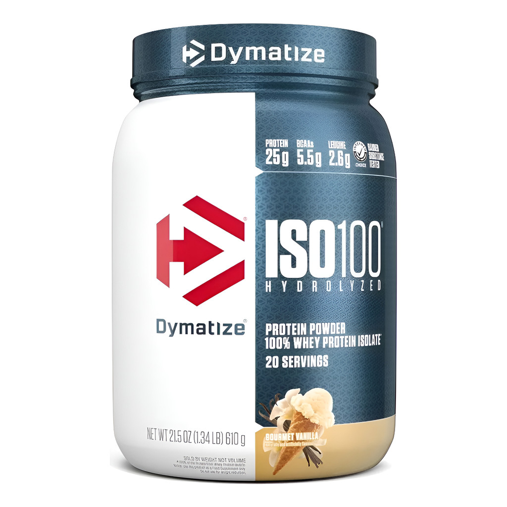 Iso 100 Whey Protein Isolado 100% Hidrolisado 610g Dymatize