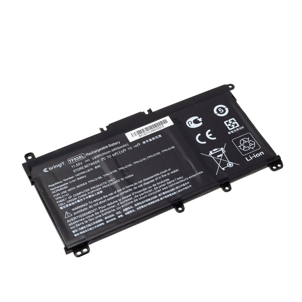 Bateria para Notebook Hp Part Number TF03XL | 3400 mAh 11.55 V em Oferta na Shopee