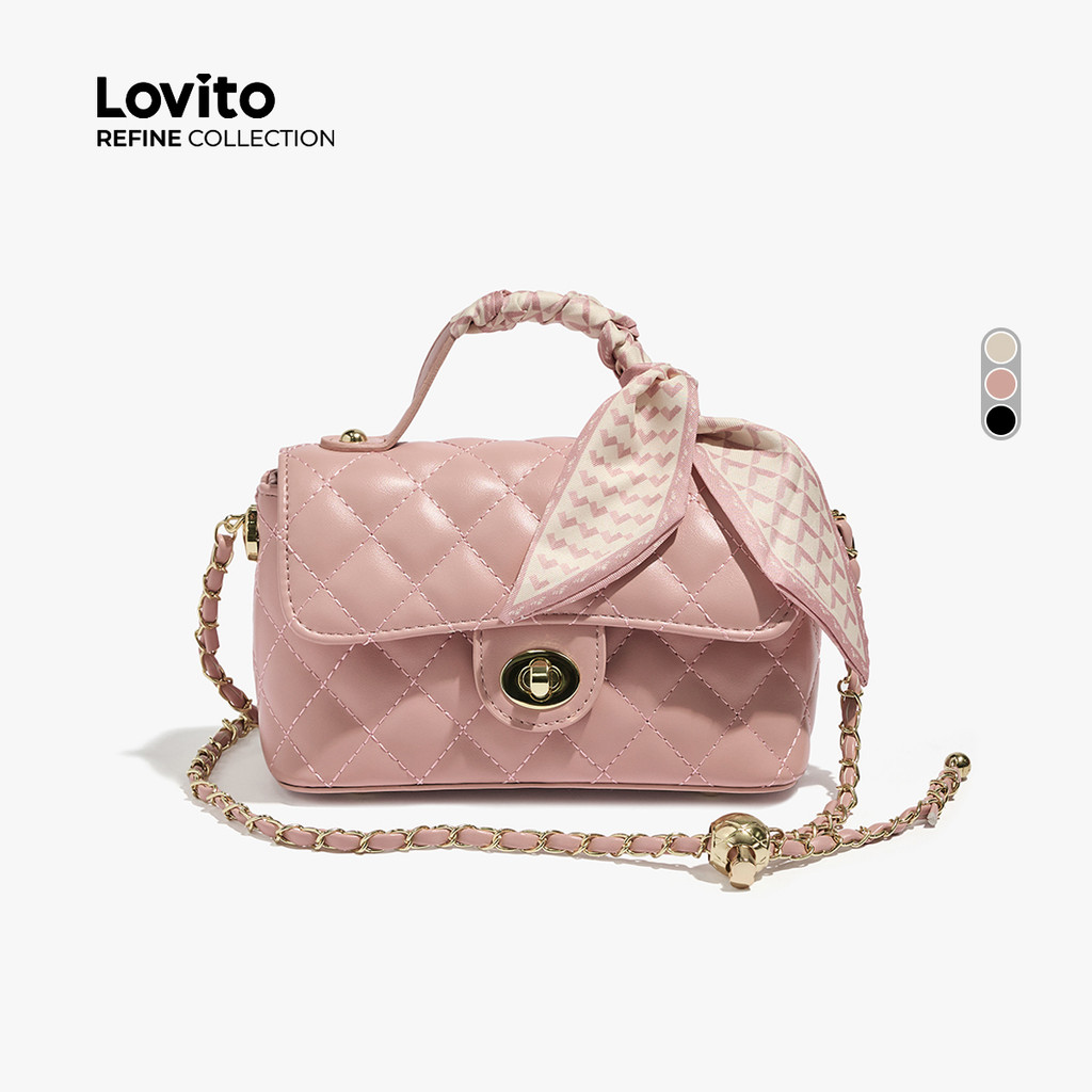 (Lovito Refine) Bolsa Casual Acolchoada Pequena para mulheres LR22E060 em Oferta na Shopee
