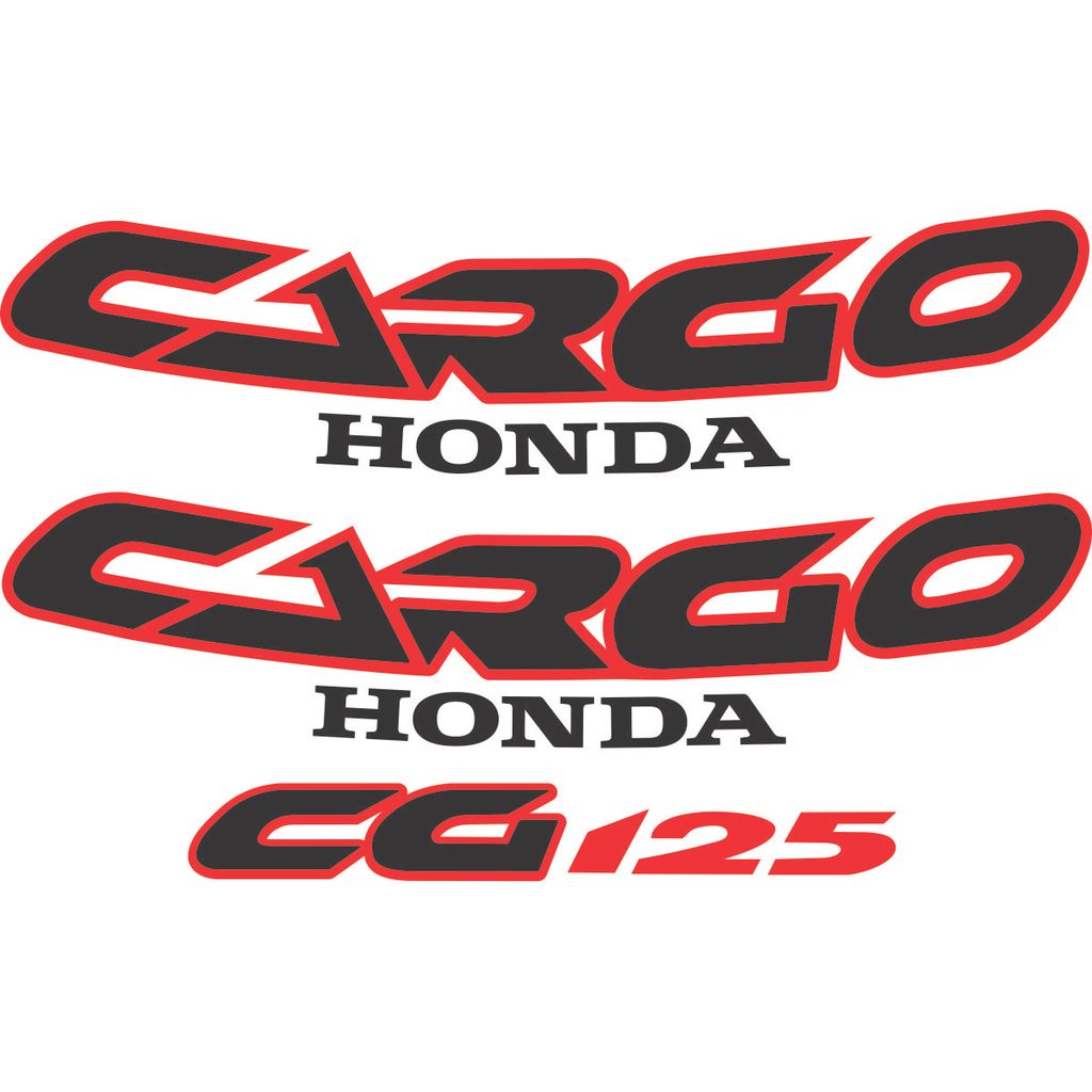 Par de Adesivos Cargo Para Moto 125 - Alta Qualidade em Oferta na Shopee