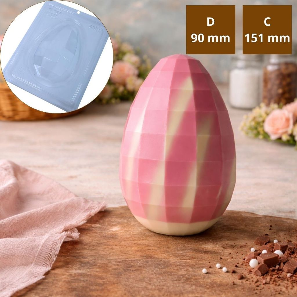 FORMA ESPECIAL OVO DE PASCOA MOSAICO 350G BWB 10628 (BWB PÁSCOA 2026)