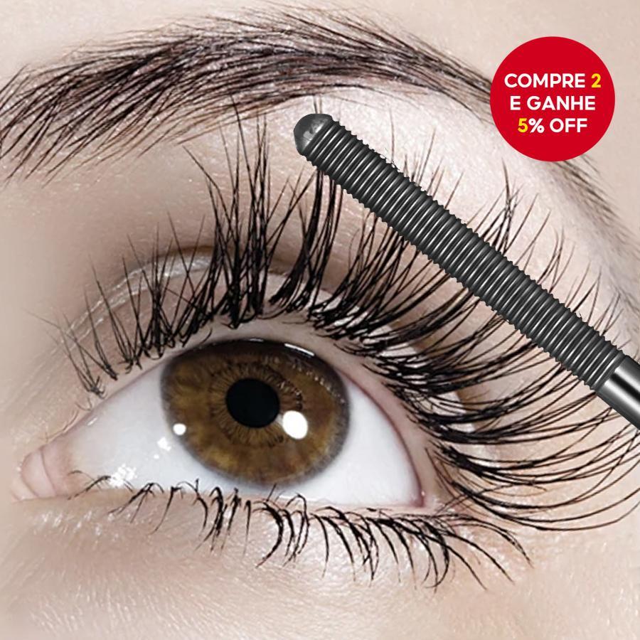 Super Máscara, Escova Espiral, À Prova D'água, À Prova De Suor, Longa Duração Com Efeito De Alongamento E Curvatura