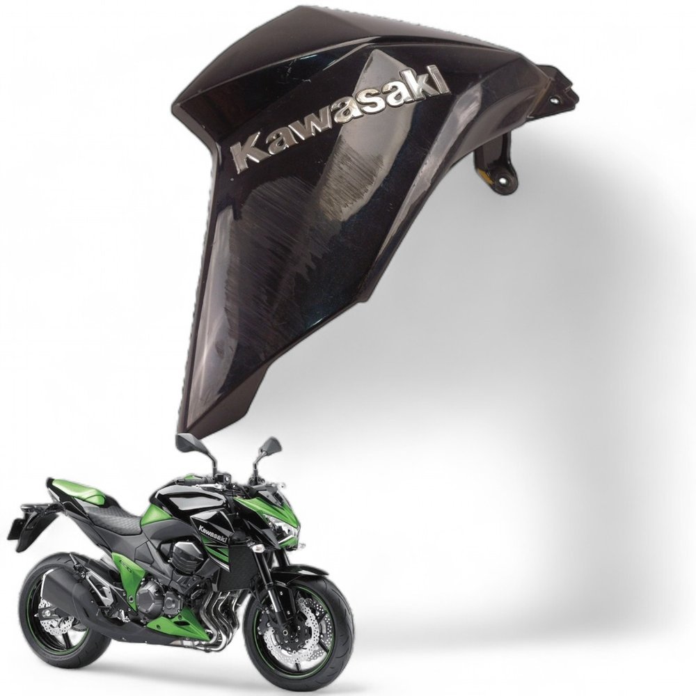 Aba Tanque Esquerda Kawasaki Z800 2013 Com Avaria