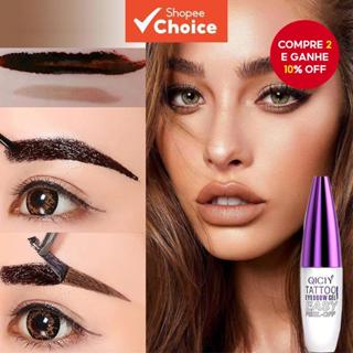 Gel De Sobrancelha Colorido-Traços Naturais À Prova D'água , Maquiagem De Fácil Aplicação em Oferta na Shopee