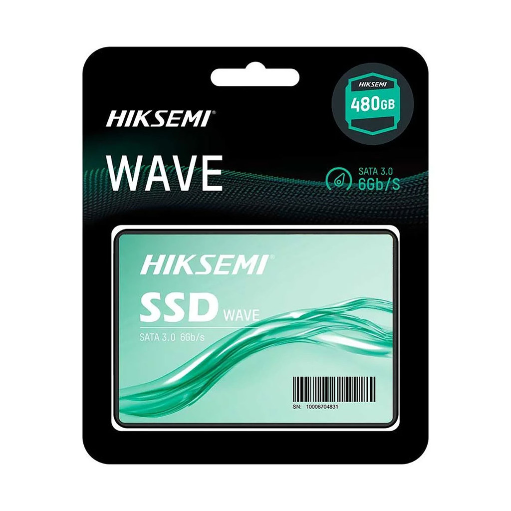 SSD 480GB HIKSEMI WAVE SATA 3 2,5 7MM HS-SSD-WAVE(S) 480G