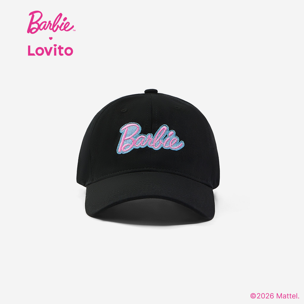 Barbie™ X Lovito Casual Embroidery Hat LB1AD012 em Oferta na Shopee