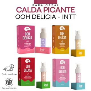 Gel Ooh Delícia Calda Picante para Sexo Oral Esquenta Linha Collors 11g 4 Sabores Disponíveis Intt em Oferta na Shopee