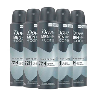 Kit Desodorante Aerosol Dove Men Sem Perfume 150ml - 5 unidades em Oferta na Shopee