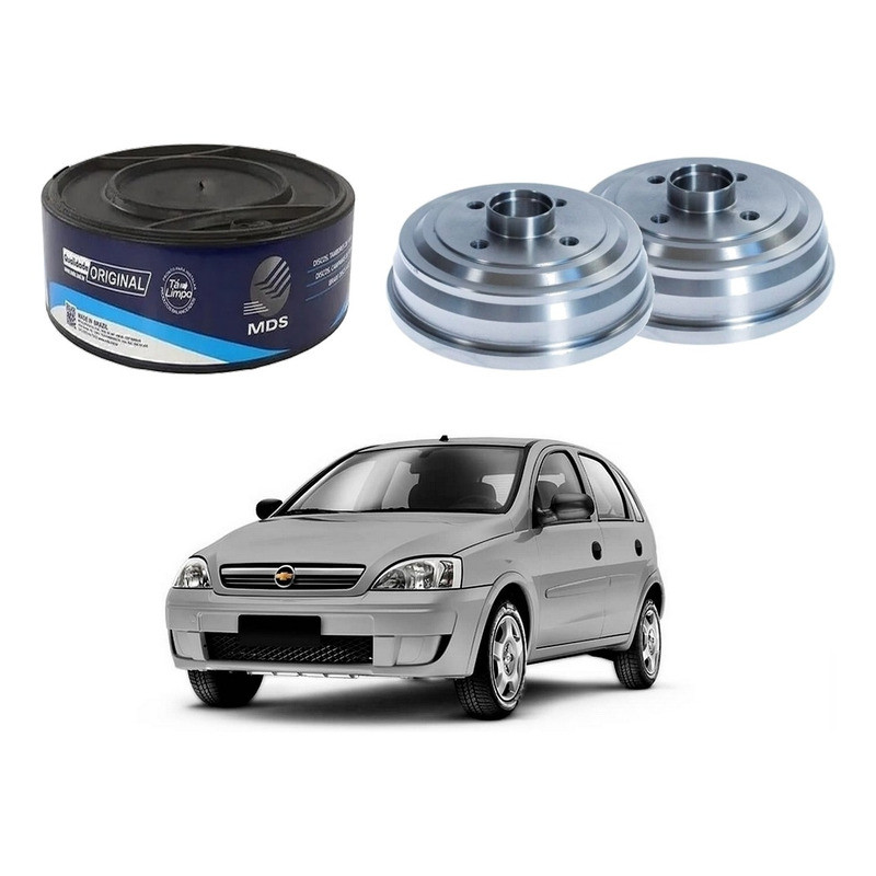 Tambor Freio Traseiro, Corsa Novo 1.0 2002 A 2012