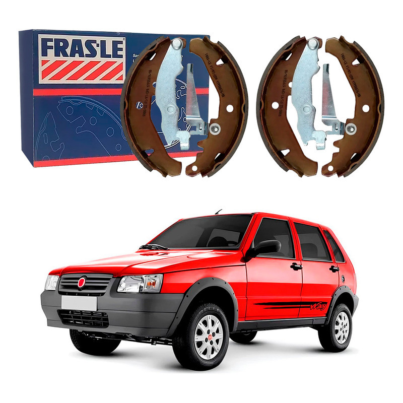 Jogo Sapata Freio Frasle Fiat Uno Way 1.0 2008 A 2013
