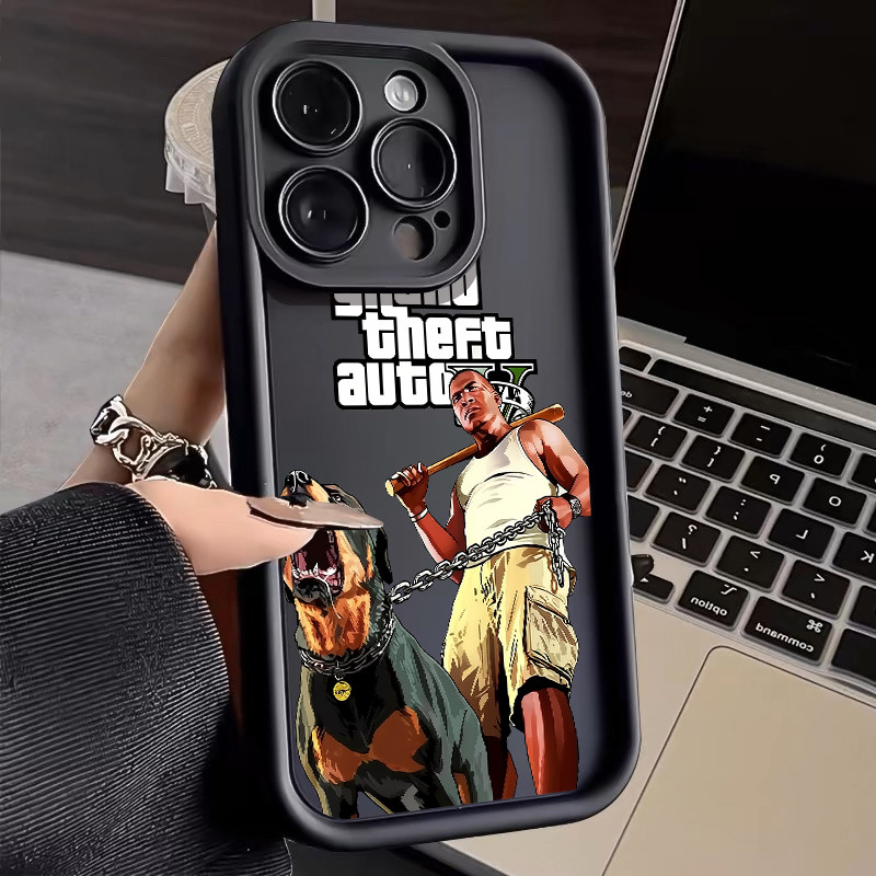 Capinha de gta V para iPhone 11 13 x xr xs max 12 14 15 16 pro max 7 15 Plus 17 pro capa anti impacto