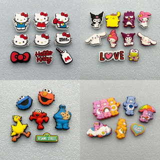 Miss Zoe Jibtz Hello Kitty Bolsas Com Buracos Acessórios Vila Sésamo Urso Arco-Íris Sanrio em Oferta na Shopee