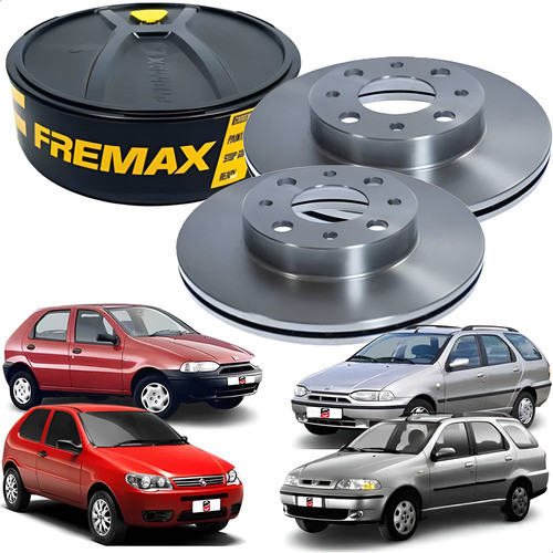 Par 2 Disco De Freio Dianteiro Ventilado Fremax Bd0178