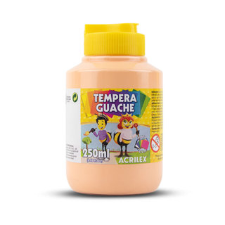 Tinta guache Amarelo Pêssego 250ml 538 Acrilex em Oferta na Shopee