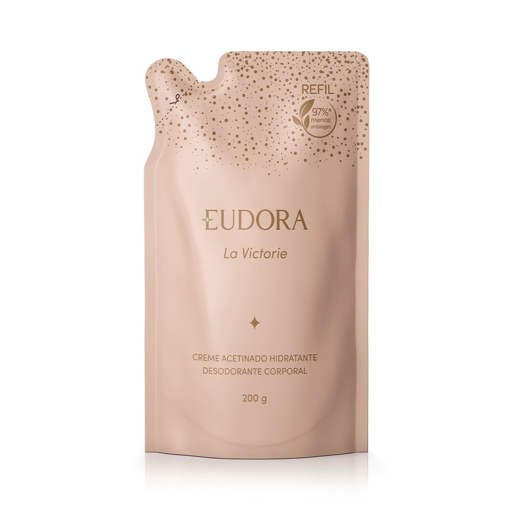 Eudora La Victorie Refil Creme Hidratante Desodorante Corporal 200g em Oferta na Shopee