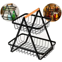 Fruteira De Mesa Moderna Para Frutas Vegetais 2 Andares