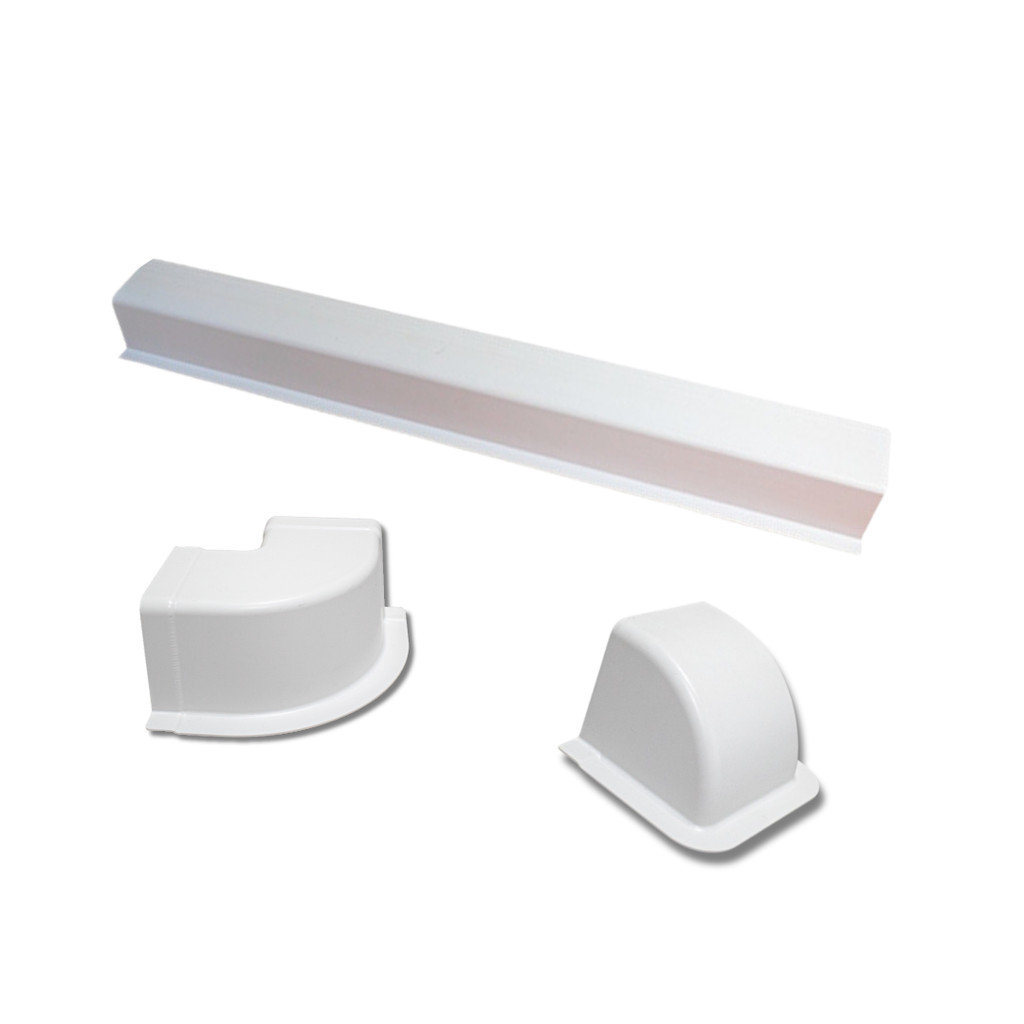 KIT CANALETA 60MM para Tubulação  BRANCO em Oferta na Shopee