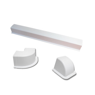 KIT CANALETA 60MM para Tubulação  BRANCO em Oferta na Shopee