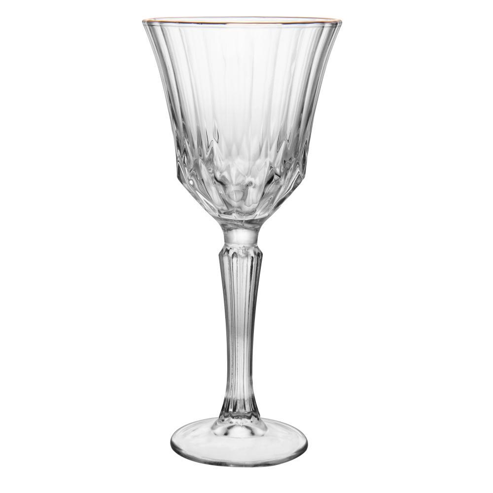 Taça Vinho Wolff Belle Jour Fio Ouro 280ml Cristal Ecológico
