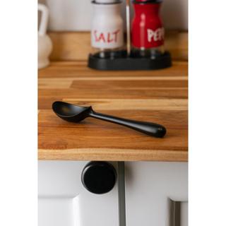 Colher para Sorvete Cabo Antiderrapante Chef Pro 17cm Preto em Oferta na Shopee
