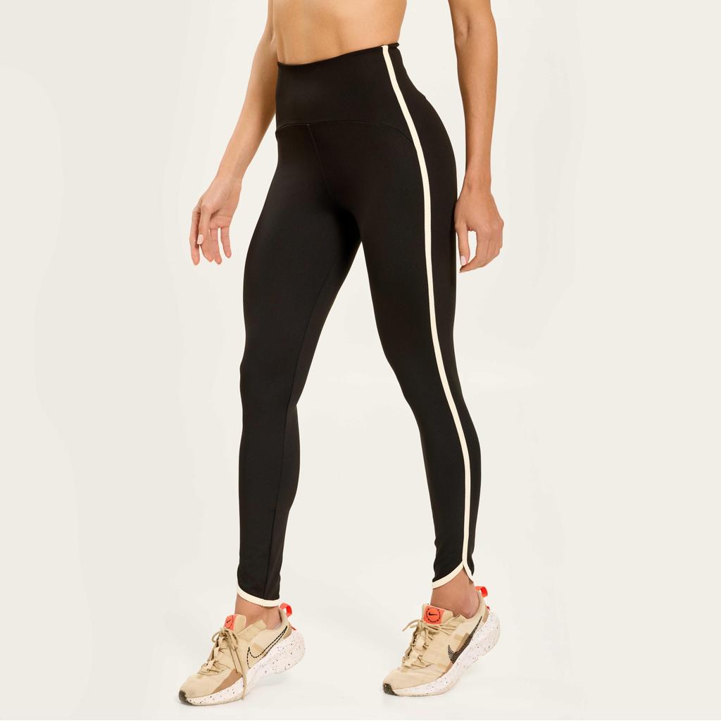 Legging Impression Preto Poliamida