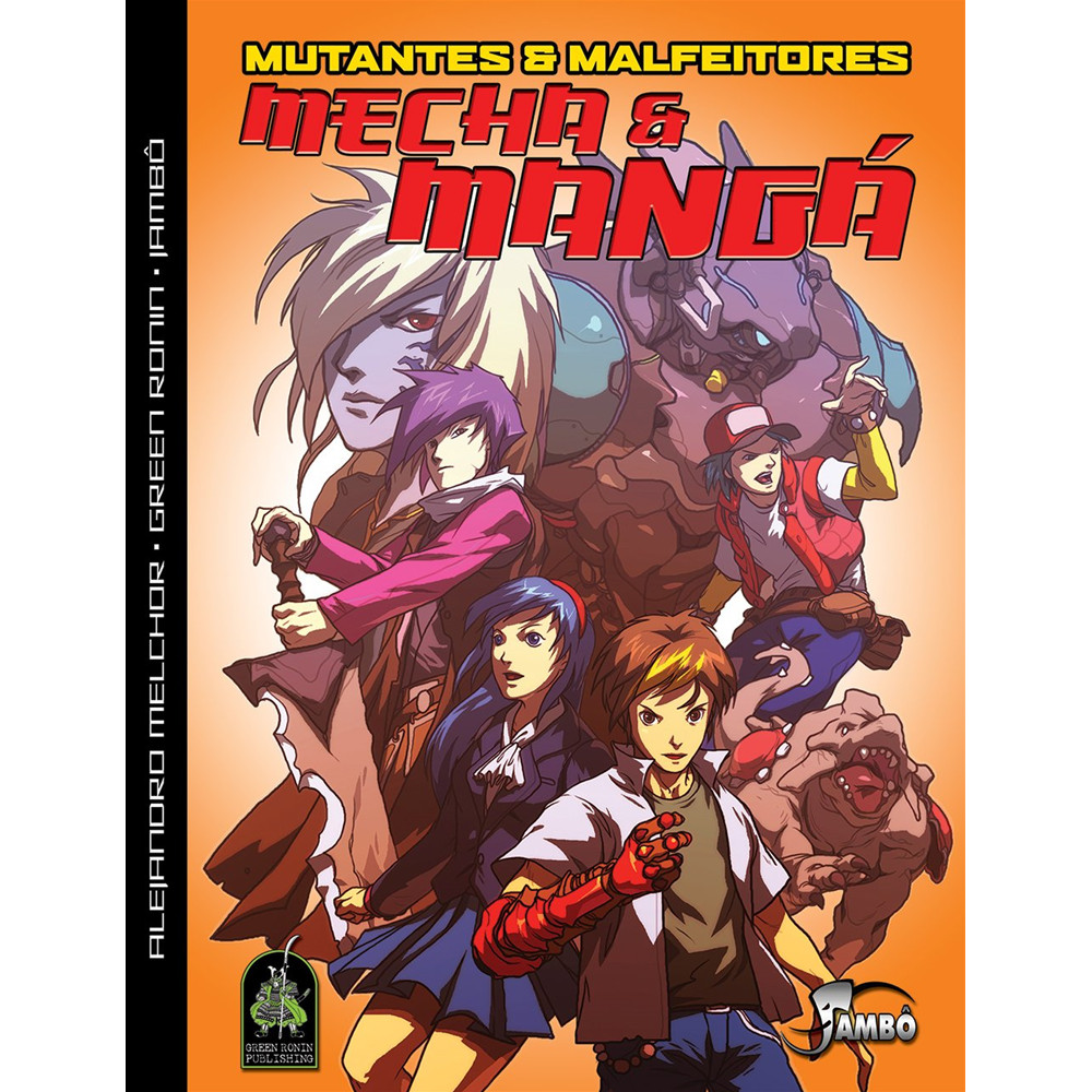 Capa do livro Livro - Mecha & Mangá - Novo - Editora Jambô -