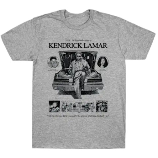 Camiseta GNX Kendrick Lamar Adulto/Infantil Lançamento Camiseta Em Algodao