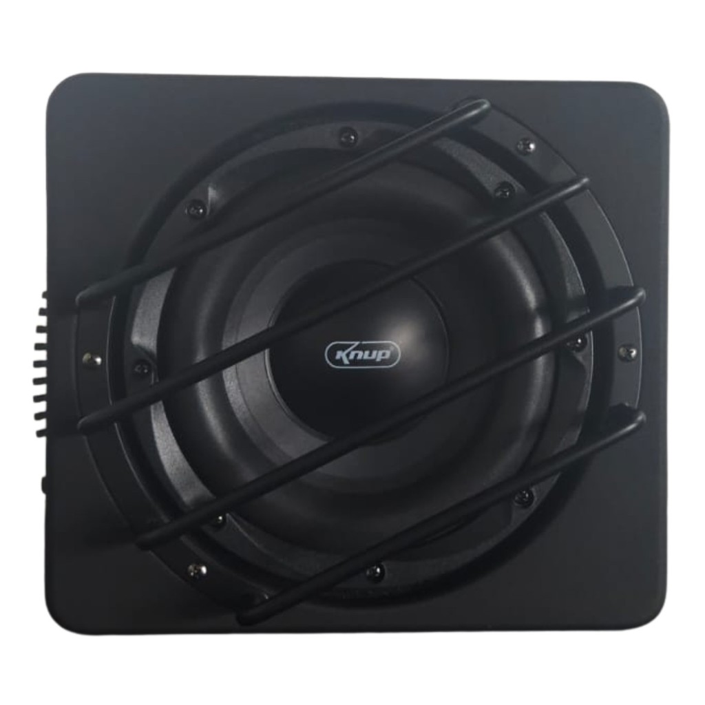 Caixa Amplificada Subwoofer Knup 100W 8 Pol Quadrada C/ Tela