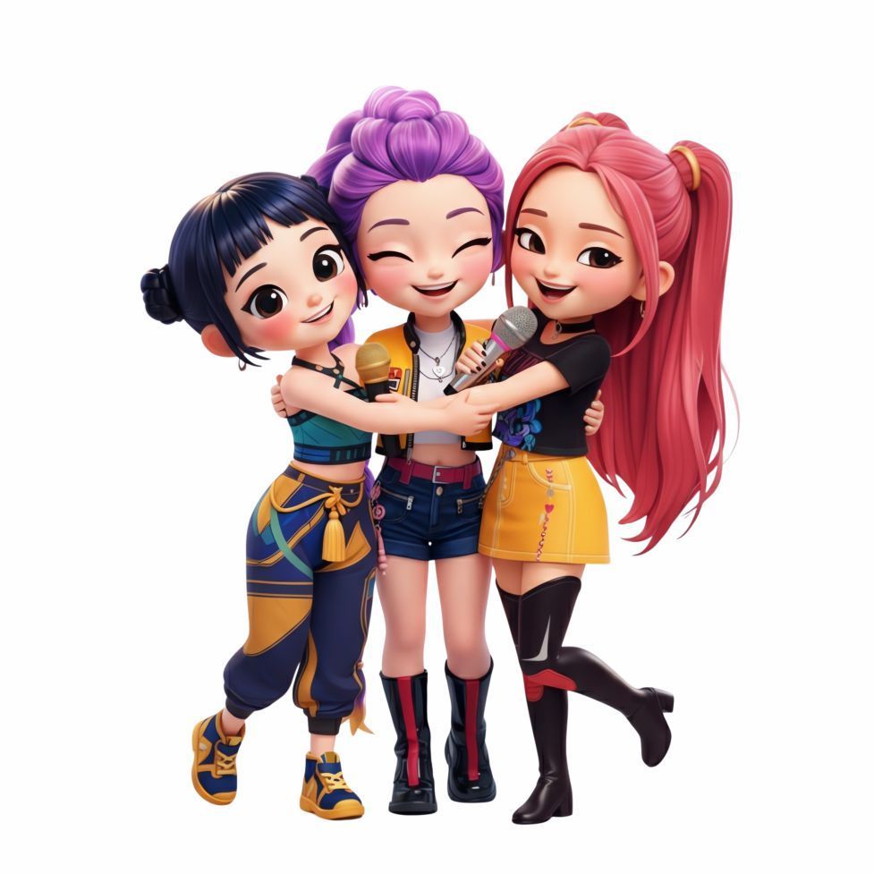 DISPLAY CHÃO MDF- Guerreiras Kpop mod2
