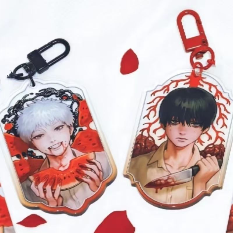 2 Pçs/Set 2026 O Verão Hikaru Died Chaveiro Yoshiki Tsujinaka Indou Acrílico Pingente Jóias Presente De Aniversário em Oferta na Shopee