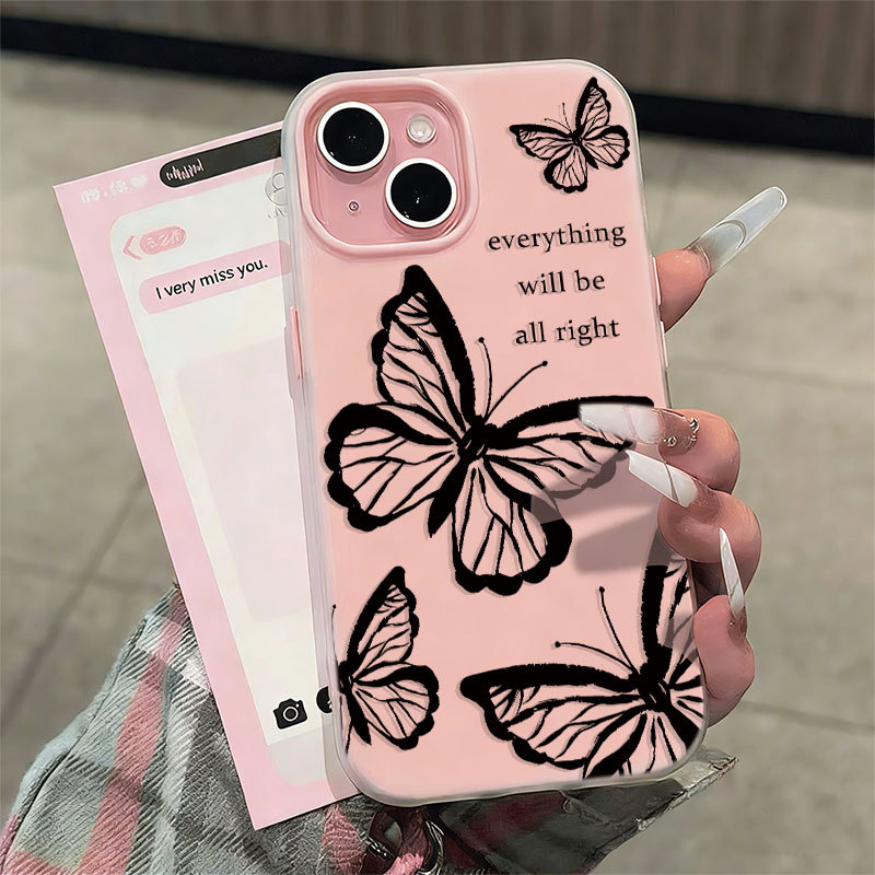 2 Em 1 Geléia Capa Capinha Borboleta Para Samsung Galaxy A05 A11 A15 A17 A15 A23 A07 A32 A23 A36 S25 A50 A56 Caso De Tel