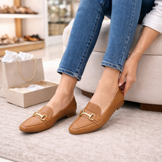 Mocassim Feminino Vizzano Bico Fino Confortável Original