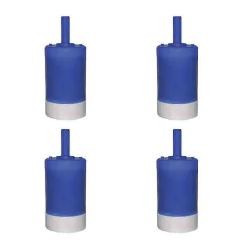 Kit 04 un Refil Purificador de Água HF40 rosca longa Original - Selo Abrafipa Carvão Ativado Redução