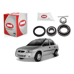 Kit Rolamento Roda Traseiro Corsa Classic 1.6 2003 A 2010