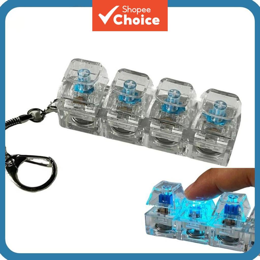 Fidget Spinner Chaveiro com Teclado de 4 Teclas, Alívio do Estresse, Passatempo e Brinquedo em Oferta na Shopee