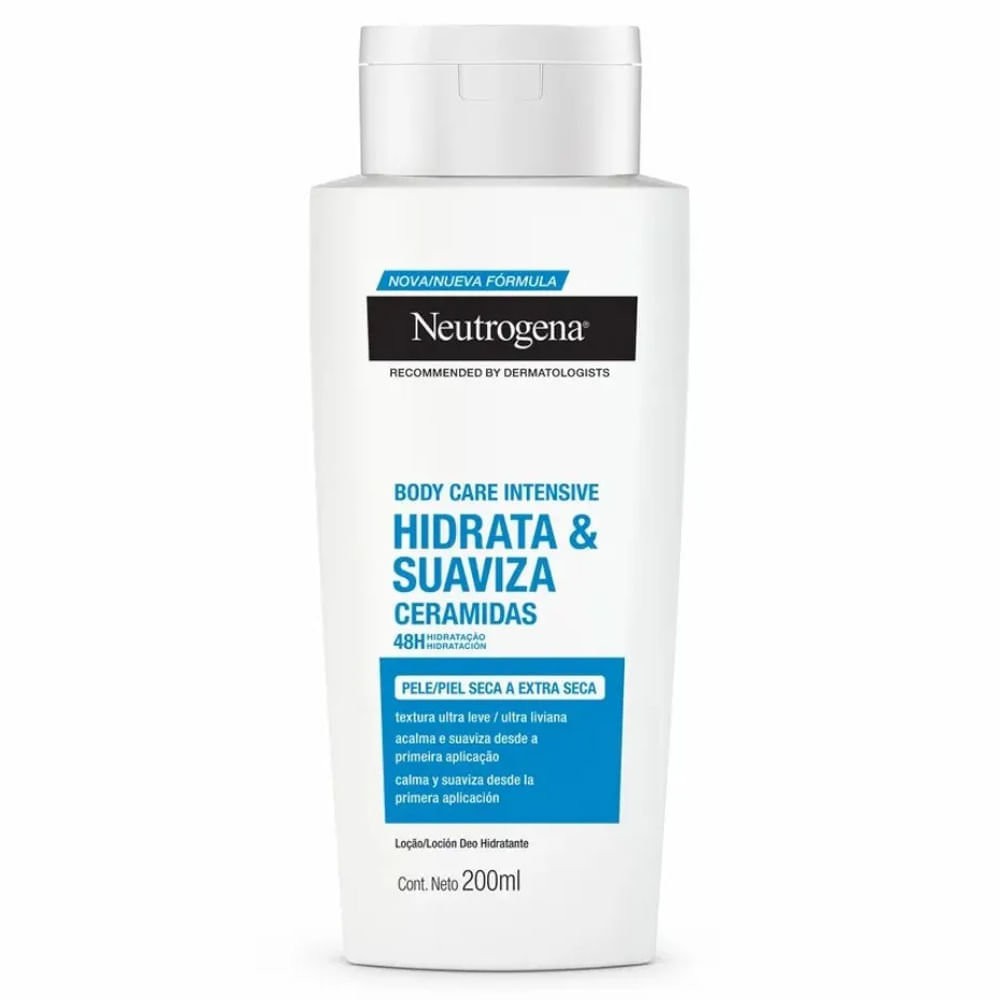 Hidratante Corporal Neutrogena Body Care Intensive Hidrata & Suaviza 200ml
