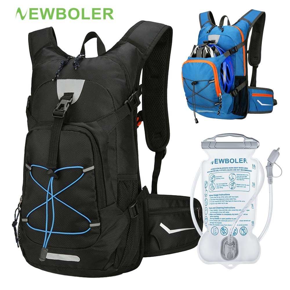 Newboler 18L Caminhadas Mochila Respirável Grande Capacidade Segurar Capacete Saco De Viagem Montanhismo Para Jogging Fi