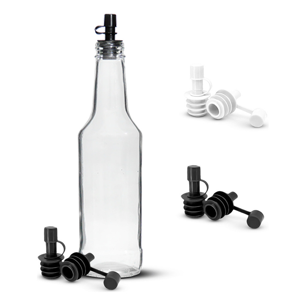 24 Garrafas De Vidro Ice 275ml Com Bicos Dosadores em Oferta na Shopee