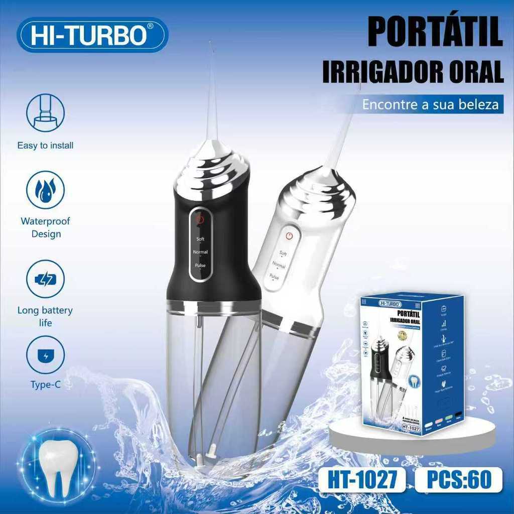 Irrigador Dental Portátil Elétrico Sem Fio 3 Modos Limpeza Profunda em Oferta na Shopee