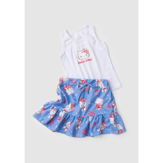 Conjunto Feminino Infantil Cerejinhas da Hello Kitty