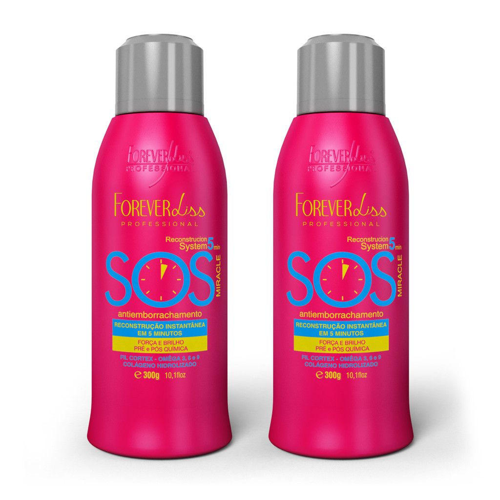 Kit 2 Sos Antiemborrachamento 300ml Forever Liss