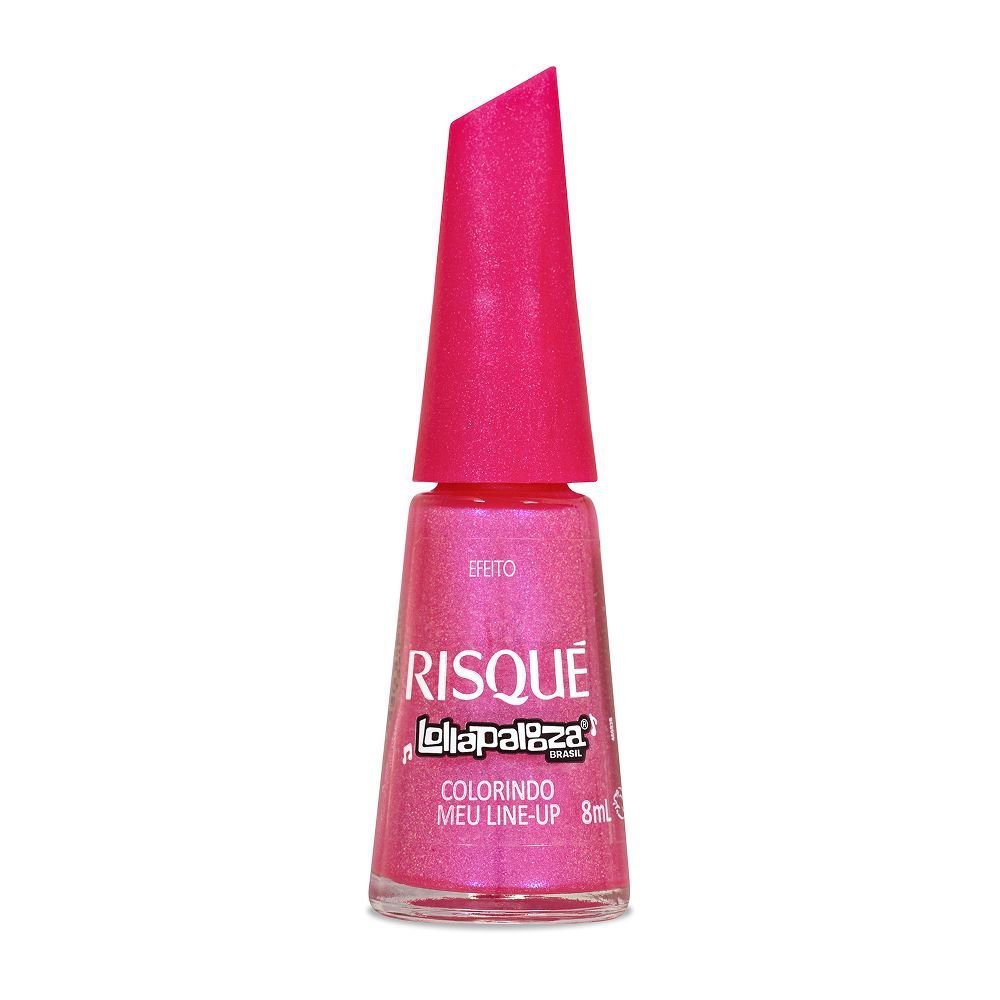 Esmalte Efeito Risqué Lollapalloza Colorindo Meu Line Up em Oferta na Shopee