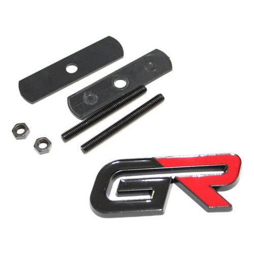 Emblema Gr Sport Grade Toyota Hilux Corolla Rav4 Yaris Camry Preto