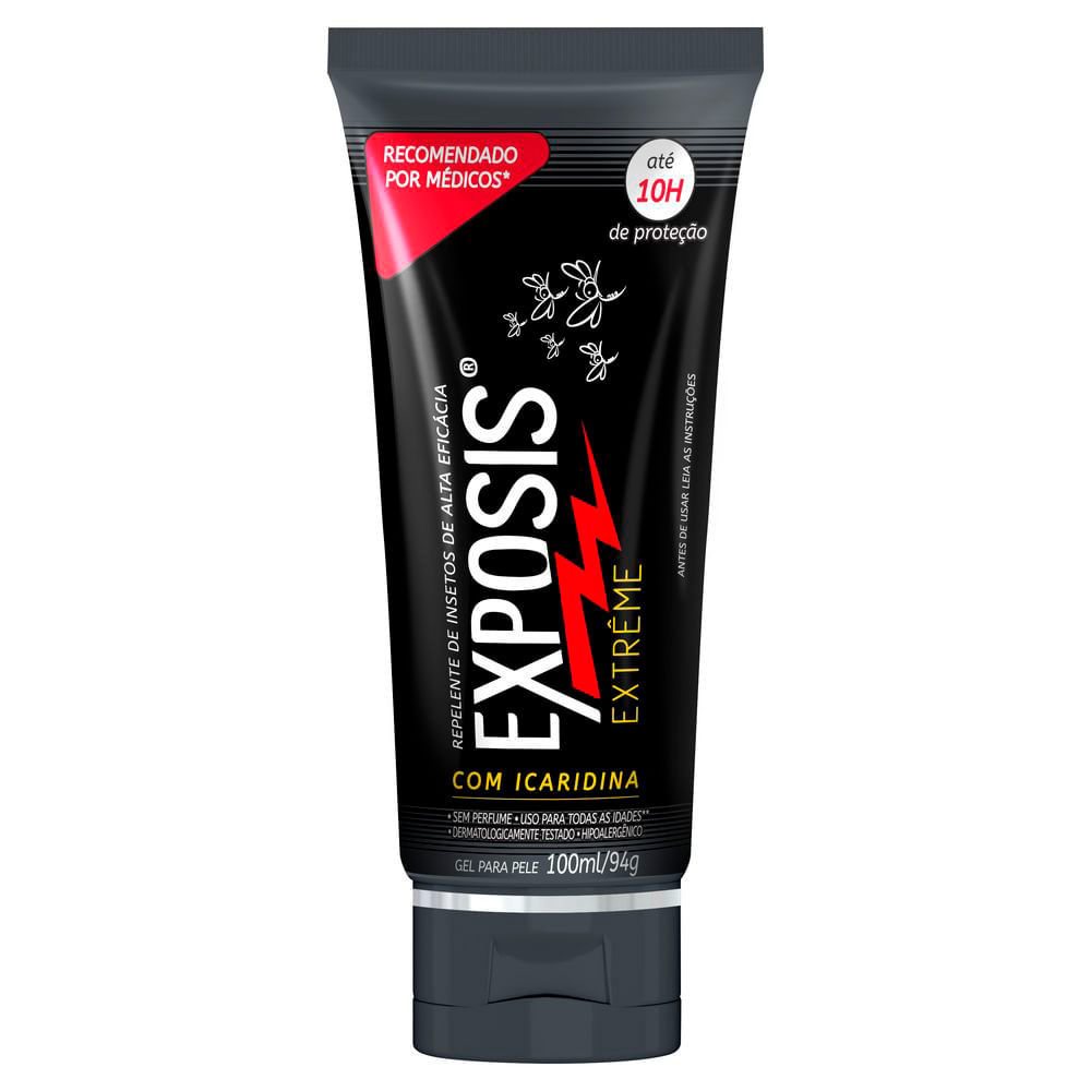 Repelente Exposis Extreme Gel com Icaridina 94g em Oferta na Shopee