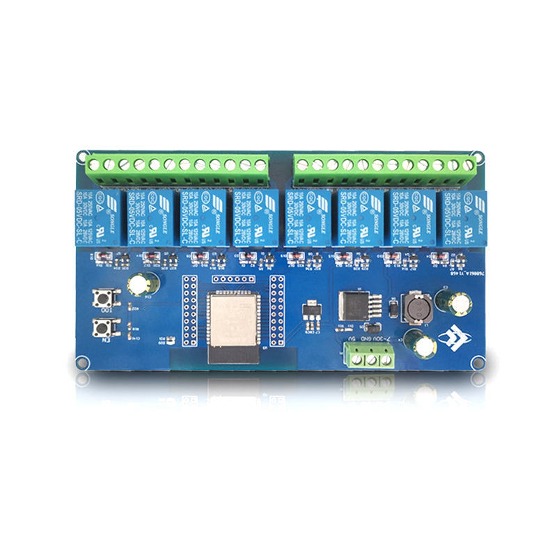 Placa Desenvolvimento Wifi IOT ESP32 8 Canais Relé 10A NFe