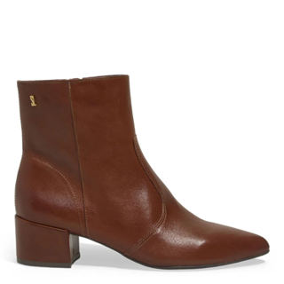 Bota Santa Lolla Terracota Cano Curto Salto Bloco em Oferta na Shopee